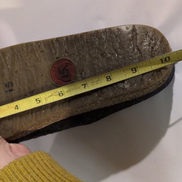 Haflinger Grizzly Holly Wool Clogs Grey Purple Size 39 (8) - Picture 14 of 14